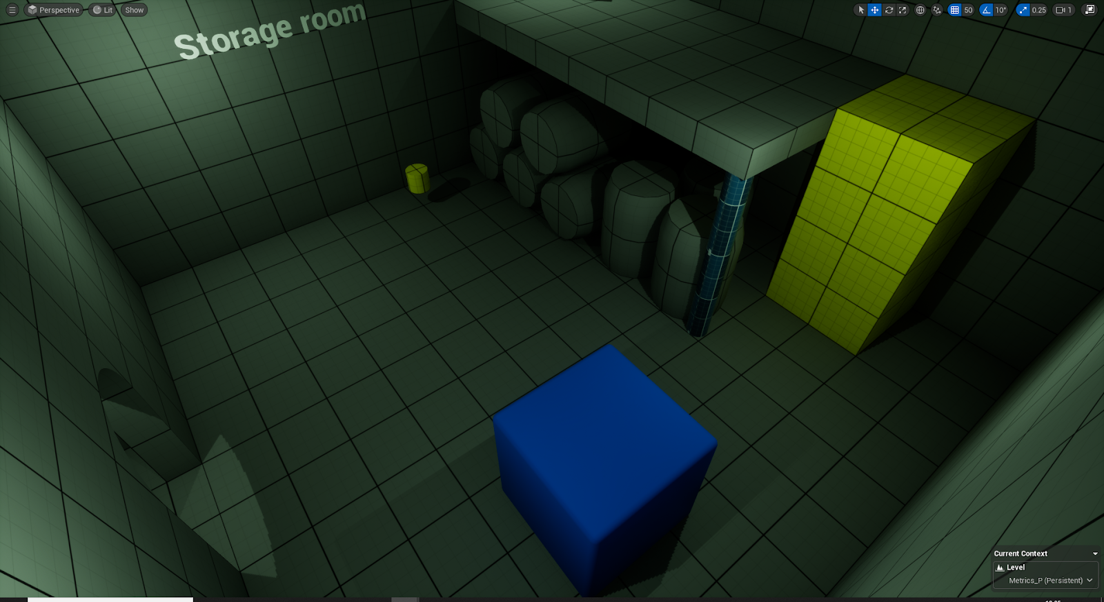 Storage Room - Blocking